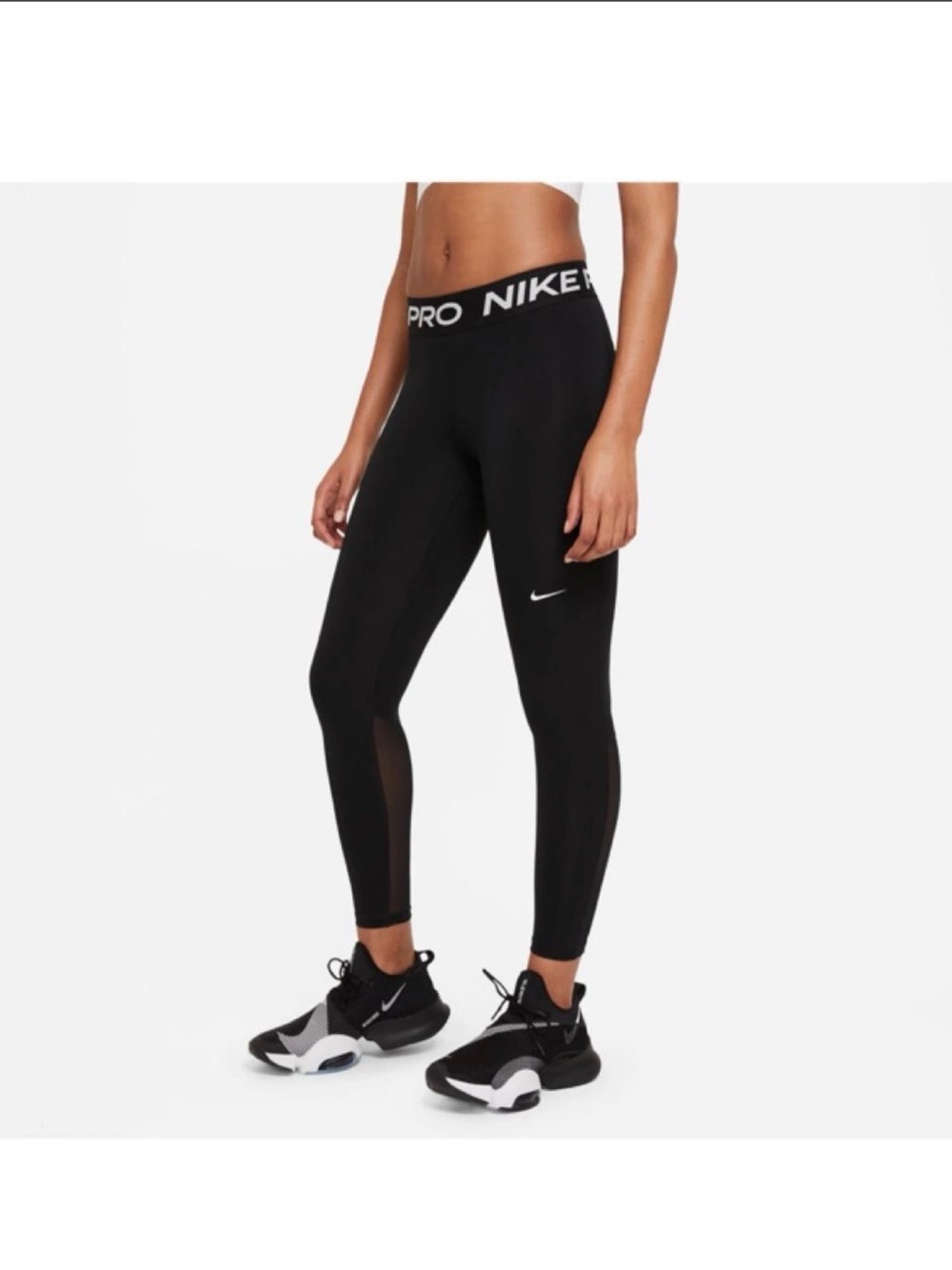 Nike Pro Dri-FIT Black Training Leggings – Women’s M
